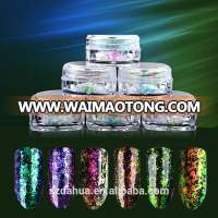 Chameleon glass irregular flakes Used In Cosmetic Pigment,mirror effect pigment for nail polish