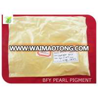 2014 Top Quality Golden Yellow Pearl Pigment for Leather